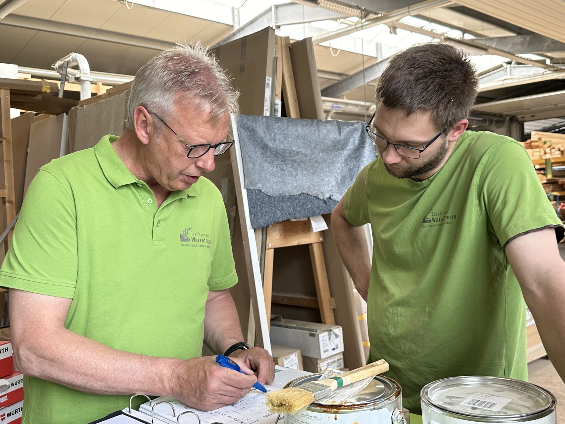 Beratung bei der Tischlerei Warrelmann